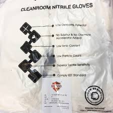 Găng Shirudo Nitrile phòng sạch DCPFNF-12-5-S